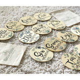 Green Wooden Milestone Plaques