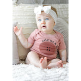 Cute As A Button Short Sleeve Bodysuit