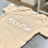 clay go little rockstar short sleeve bodysuit