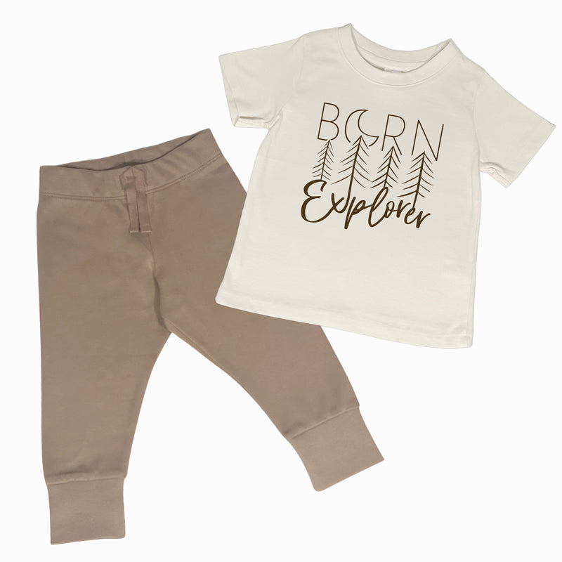 Born Explorer T-shirt and Jogger Set