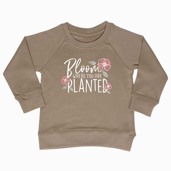 Bloom Where You Are Planted Pullover