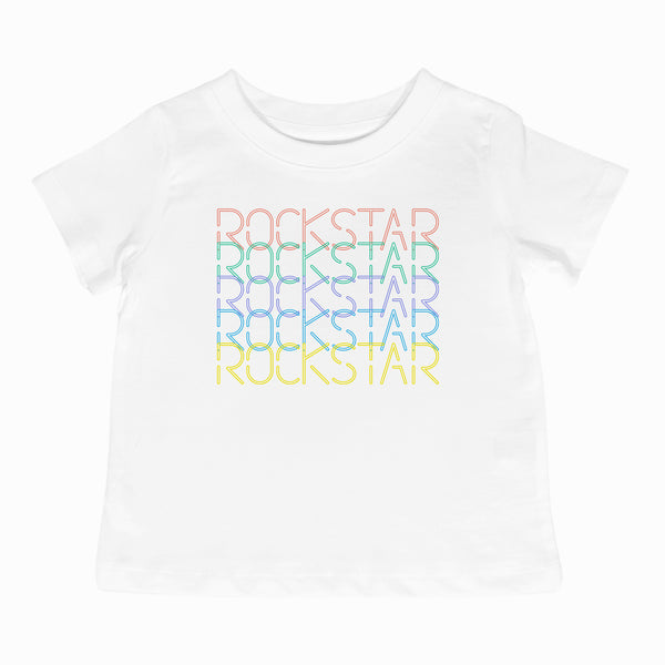 white rockstar t-shirt